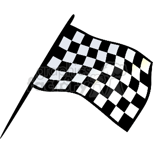 300x300 Royalty Free Checkered Flag 148236 Vector Clip Art Image