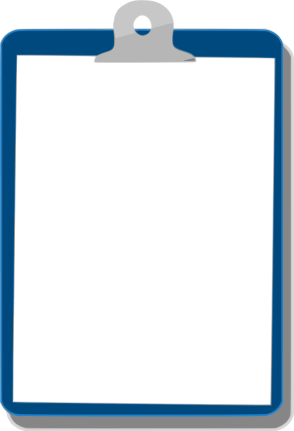 600x878 Free Clipboard Clipart Image