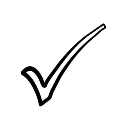 512x512 Simple Check Mark Icon