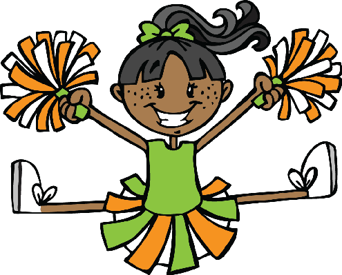 495x399 Cheerleader Clip Art Clipart Collection