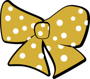 299x261 Gold Cheer Bow Clip Art