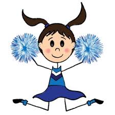 225x225 Clip Art Cheerleader