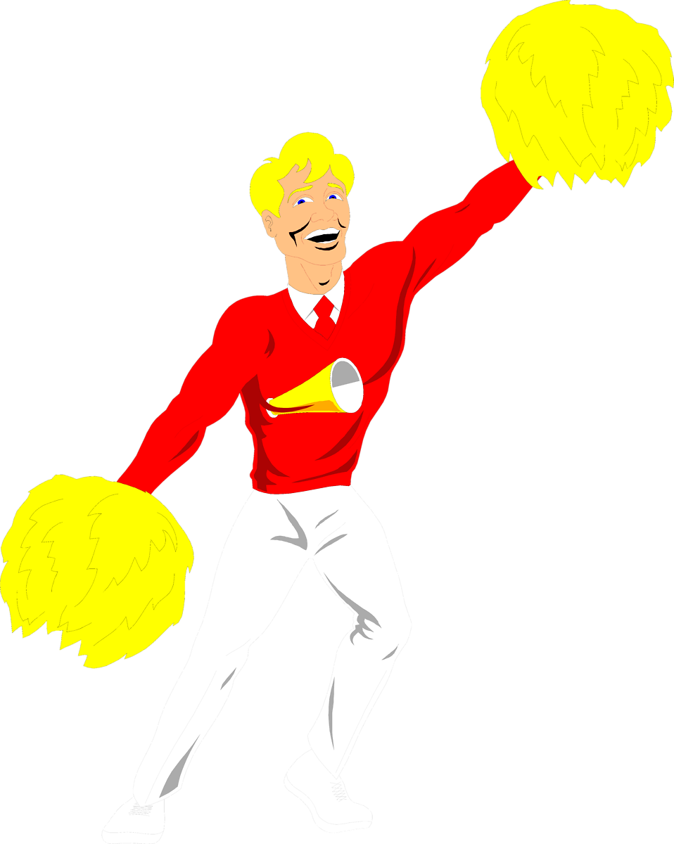 958x1200 Cheerleader Man Free Stock Photo Illustration Of A Male