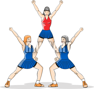 361x342 Stunt Clipart Cheer Dance