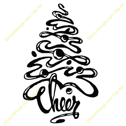 500x500 Christmas Cheerleader Clipart