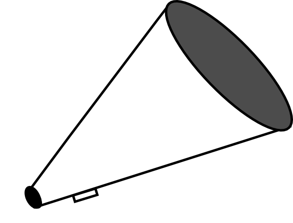 600x457 Cheer Megaphone Image Of Cheerleader Clipart 7 Cheer