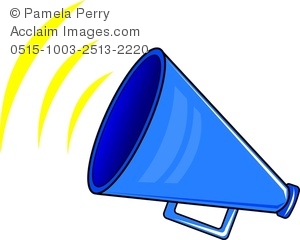 300x240 Art Image Of A Cartoon Megaphone