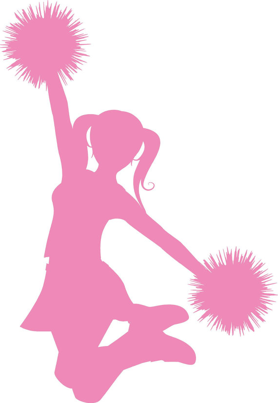 570x826 Cheerleading Cliparts