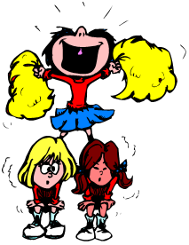 213x276 Cheerleaders Clipart