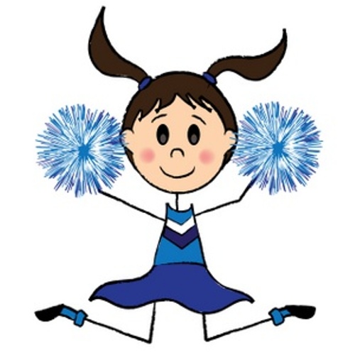 500x500 Clip Art Cheerleader Many Interesting Cliparts