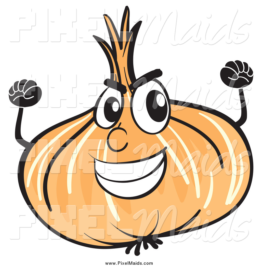 1024x1044 Clipart Of A Cheering Garlic Character By Graphics Rf