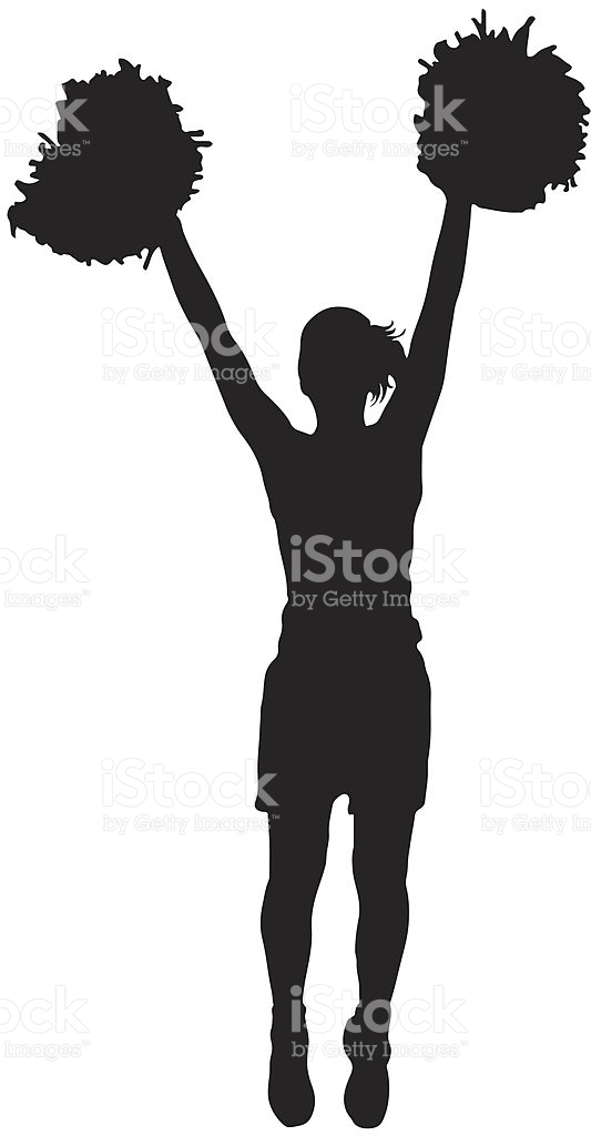 533x1024 Cheerleader Silhouette Clip Art For Free 101 Clip Art