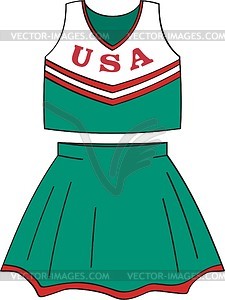 225x300 Cheerleader Uniform Clipart