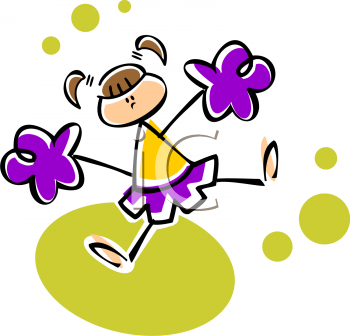 350x336 Cheerleader Clip Art
