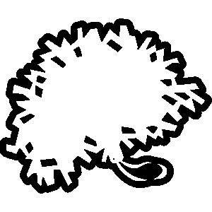 300x300 Cheerleading Poms Clipart