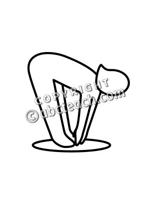 300x400 Touch Toes Clipart