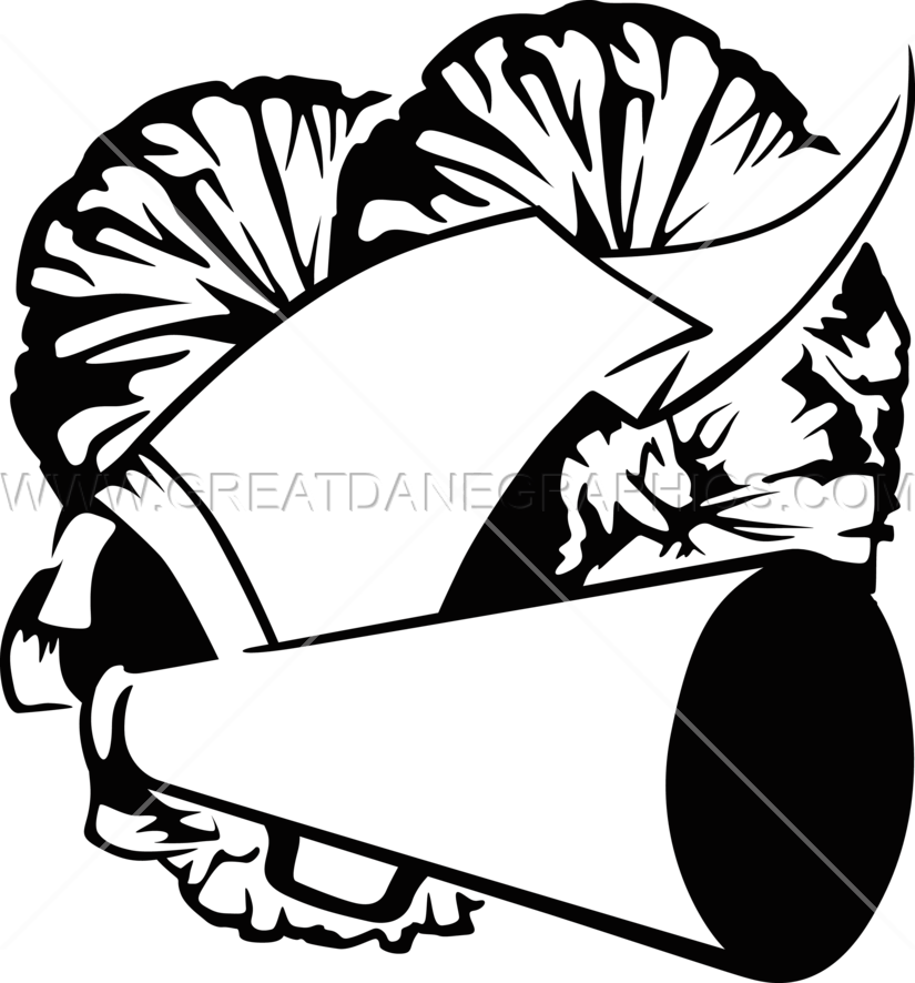 825x886 Cheer Horn Production Ready Artwork For T Shirt Printing