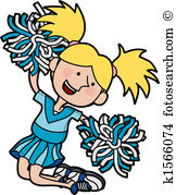 162x179 Cheerleader Image Clipart