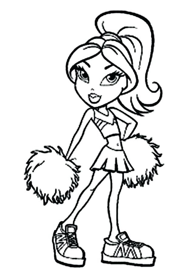 Cheerleader Drawing | Free download on ClipArtMag