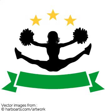 335x355 Download Cheerleading Sports Banner