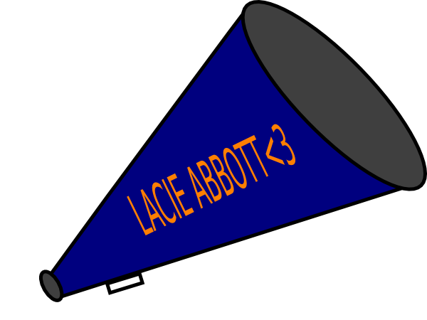 600x450 Cheerleader Megaphone Clipart