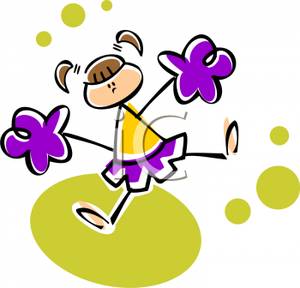 300x288 Cartoon Cheerleader