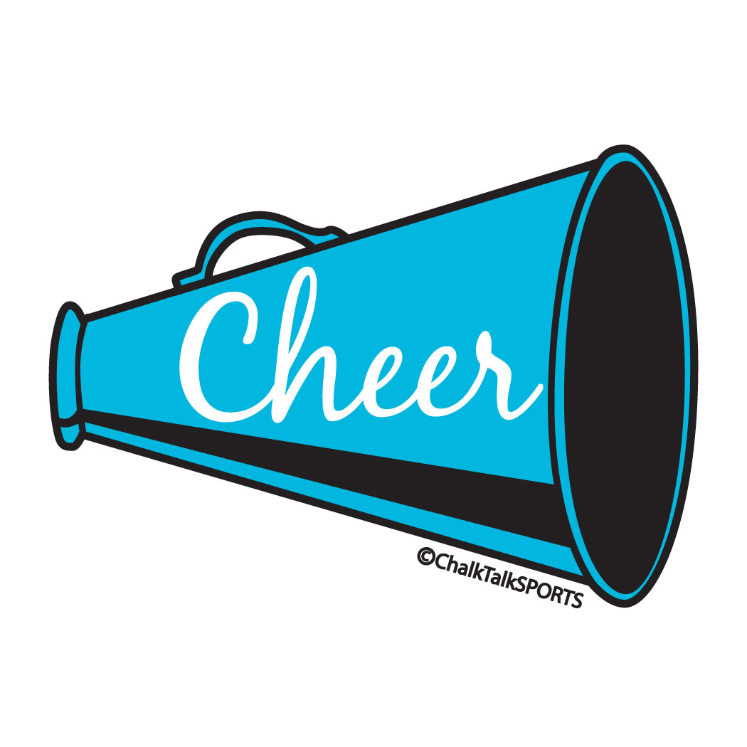 1050x1050 Cheer Megaphone Clipart Cheerleading Free Images 5