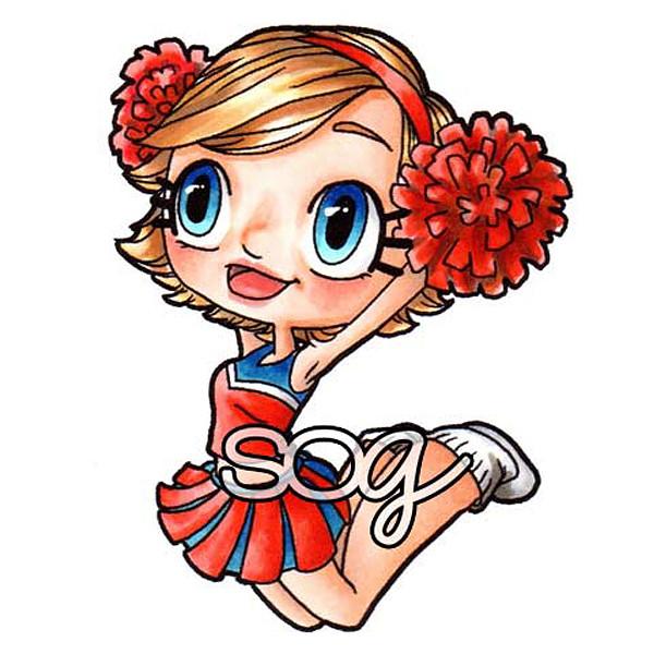 600x600 Cheerleader Kaylee Digi Stamp Some Odd Girl Stamps Someoddgirl