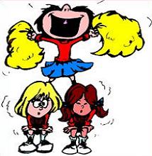 214x220 Free Cheerleaders Clipart