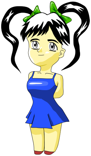 308x528 Cheerleader Clipart