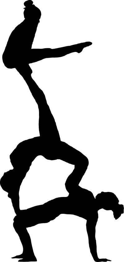 400x842 Graphics For Gymnast Silhouette Graphics