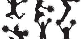 272x125 Cheerleader Silhouette Clip Art Many Interesting Cliparts