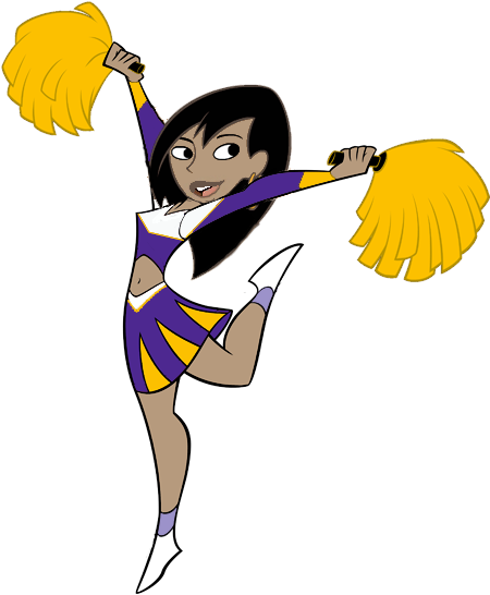 450x546 Cheerleader Animations Clipart