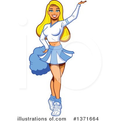 400x420 Cheerleader Clipart