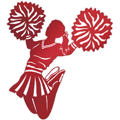 400x400 Cheerleading Pom Poms Clipart