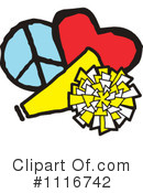 130x175 Cheerleading Clipart