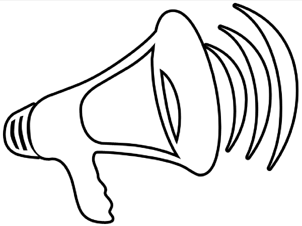 600x448 Free Clipart Megaphone
