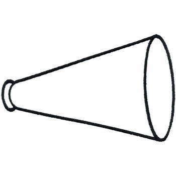 350x350 Megaphone Outline Clip Art