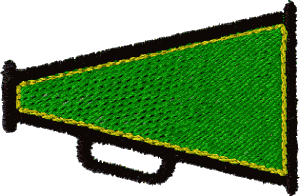 300x196 Cheer Megaphone Cheerleading Megaphone Clipart Clipart 2