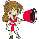 135x135 Cheerleading Clipart