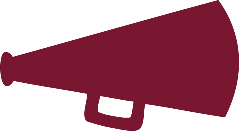 800x440 Maroon Clipart Megaphone
