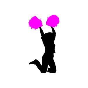 300x300 Cheer Silhouette Clip Art
