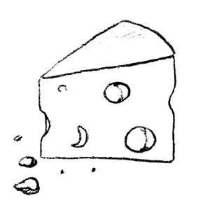 300x300 Cheese Clipart Black And White Free Images