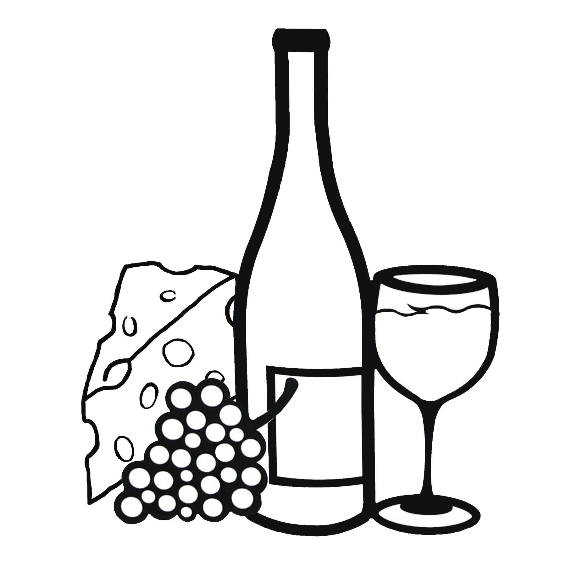 1800x1800 Wine And Cheese Clipart Many Interesting Cliparts
