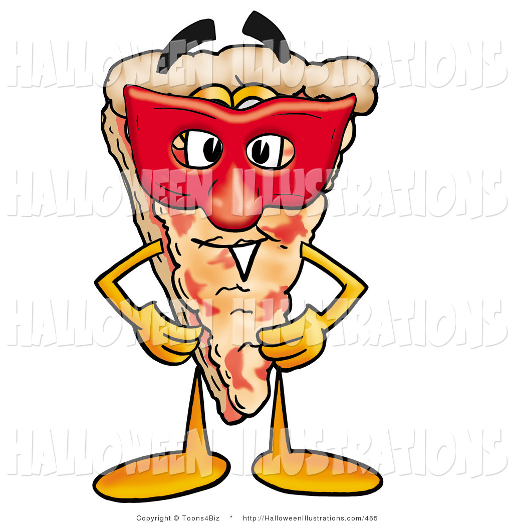 1024x1044 Halloween Clip Art Of A Slice Of Cheese Pizza Mascot Cartoon