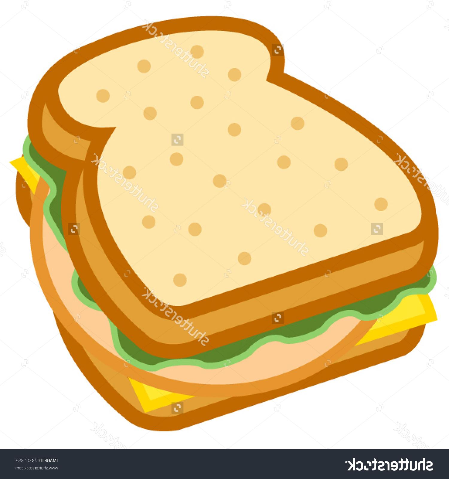 1500x1600 Top 10 Stock Vector Sandwich With Bread Lettuce Bologna Or Lunch