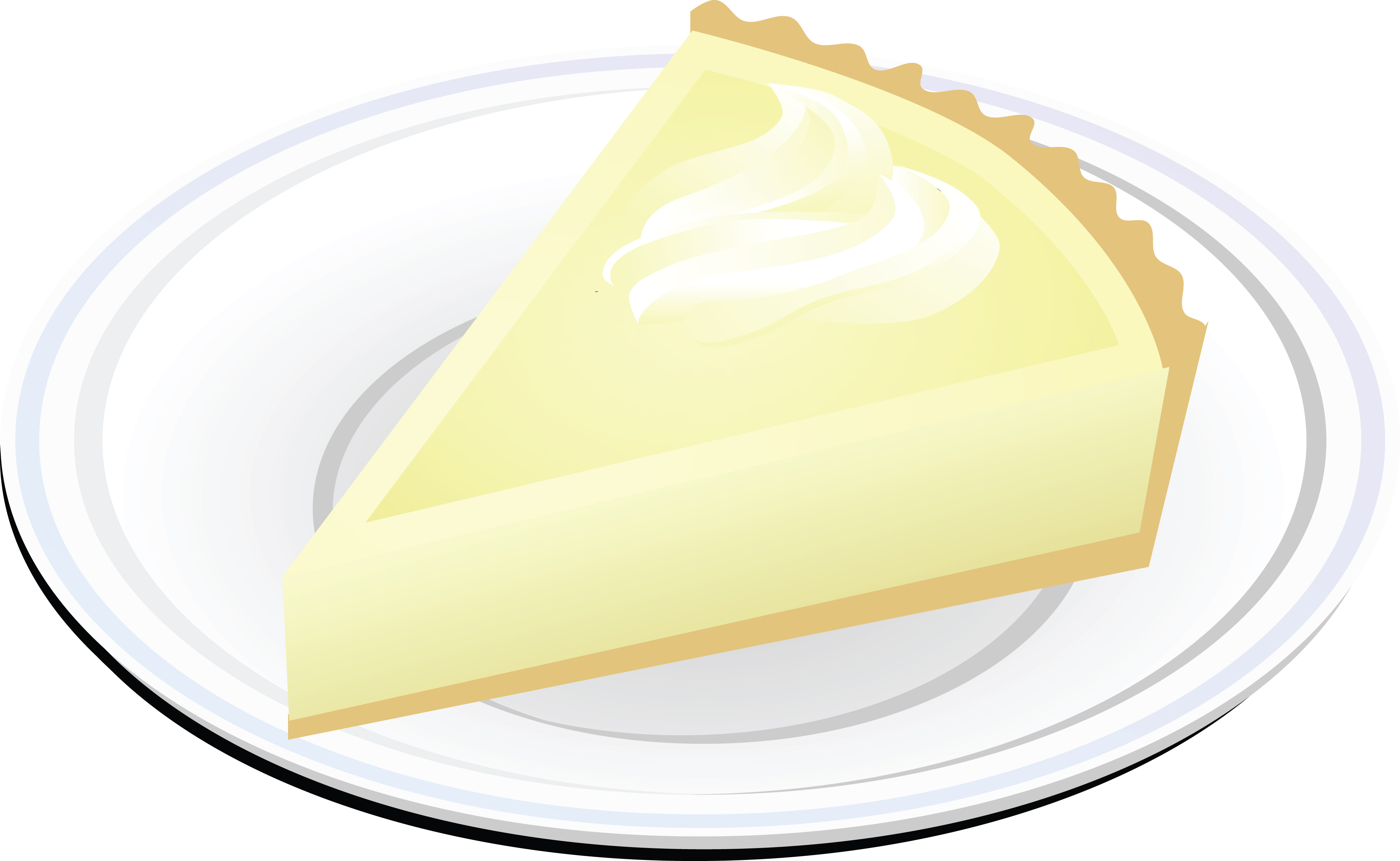 4000x2461 Clipart Of A Slice Of Cheesecake