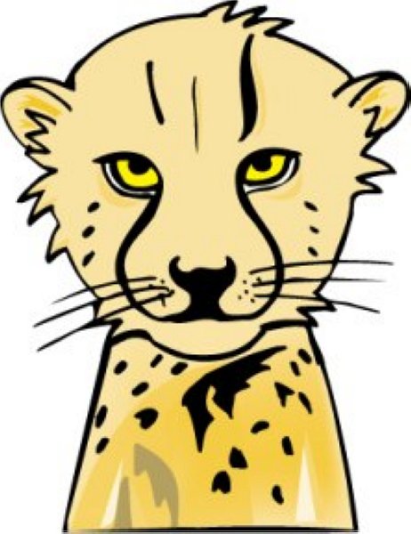 462x600 Cheetah Clip Art 6 Free Clipart Images