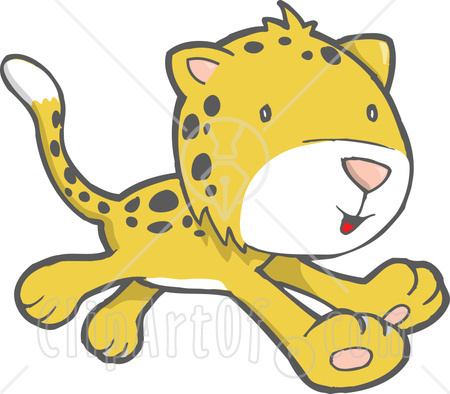 450x394 Top 82 Cheetah Clip Art