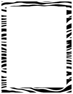 236x305 Cheetah Print Border Page Borders Cheetah Print